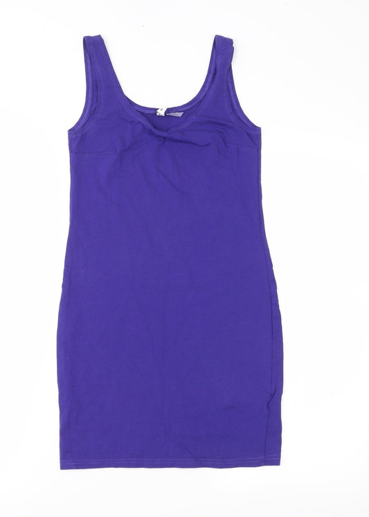 Divided Womens Blue Tank Dress Size S