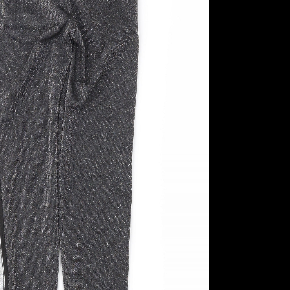 George Girls Grey Jegging Trousers Size 7-8 Years