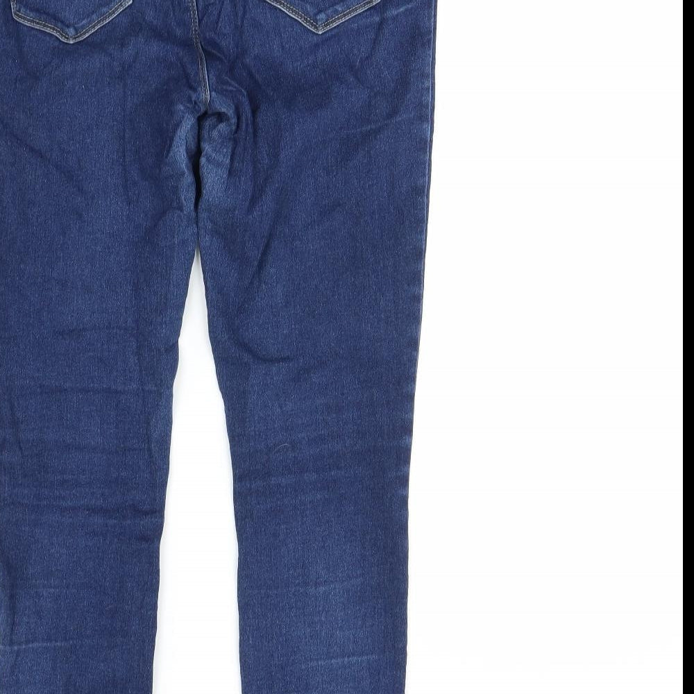 George Womens Blue Jegging Trousers Size 10 L29 in