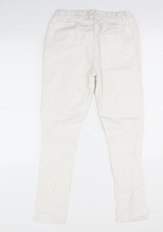 ESMARA Womens White   Straight Jeans Size 12 L28 in