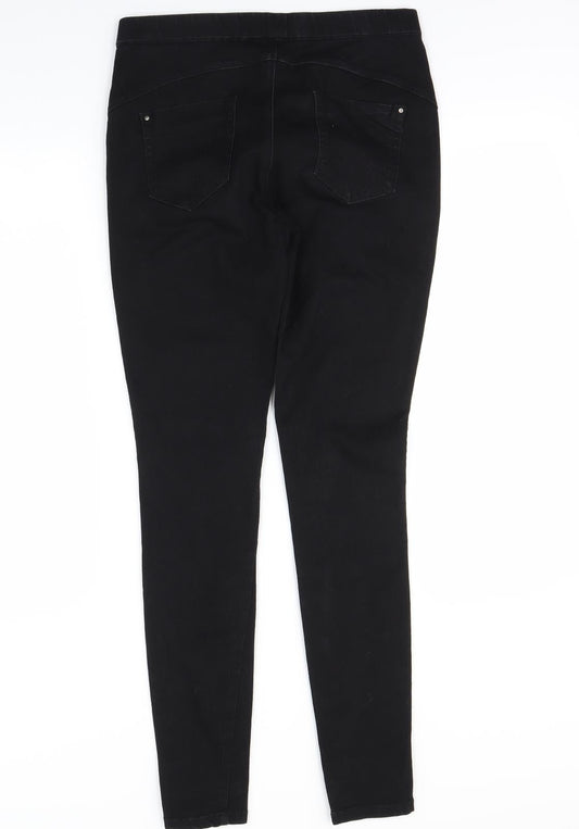 denim&co Womens Black Jegging Jeans Size 10 L31 in