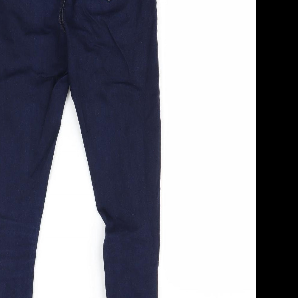 denim&co Womens Blue Skinny Jeans Size 8 L28 in