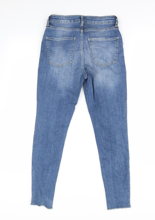 Very Womens Blue Skinny Jeans Size 8 L27 in