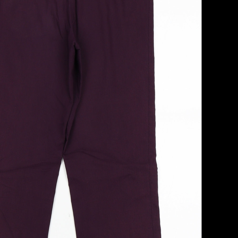 Womens UK Size 30 in Preworn Regular Fit Purple Trousers