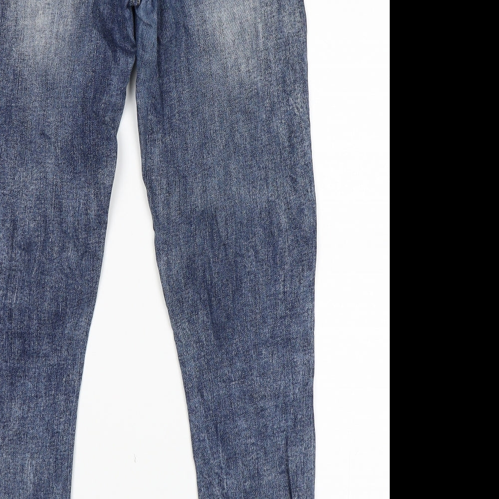 Miss Grace Womens Blue Skinny Jeans Size 30 in L29 in