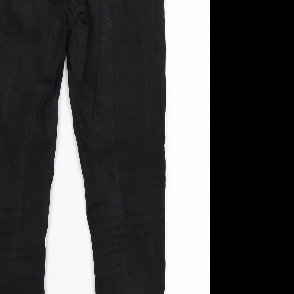 Womens UK Size 12 Newlook Regular Fit Skinny Black Jeans