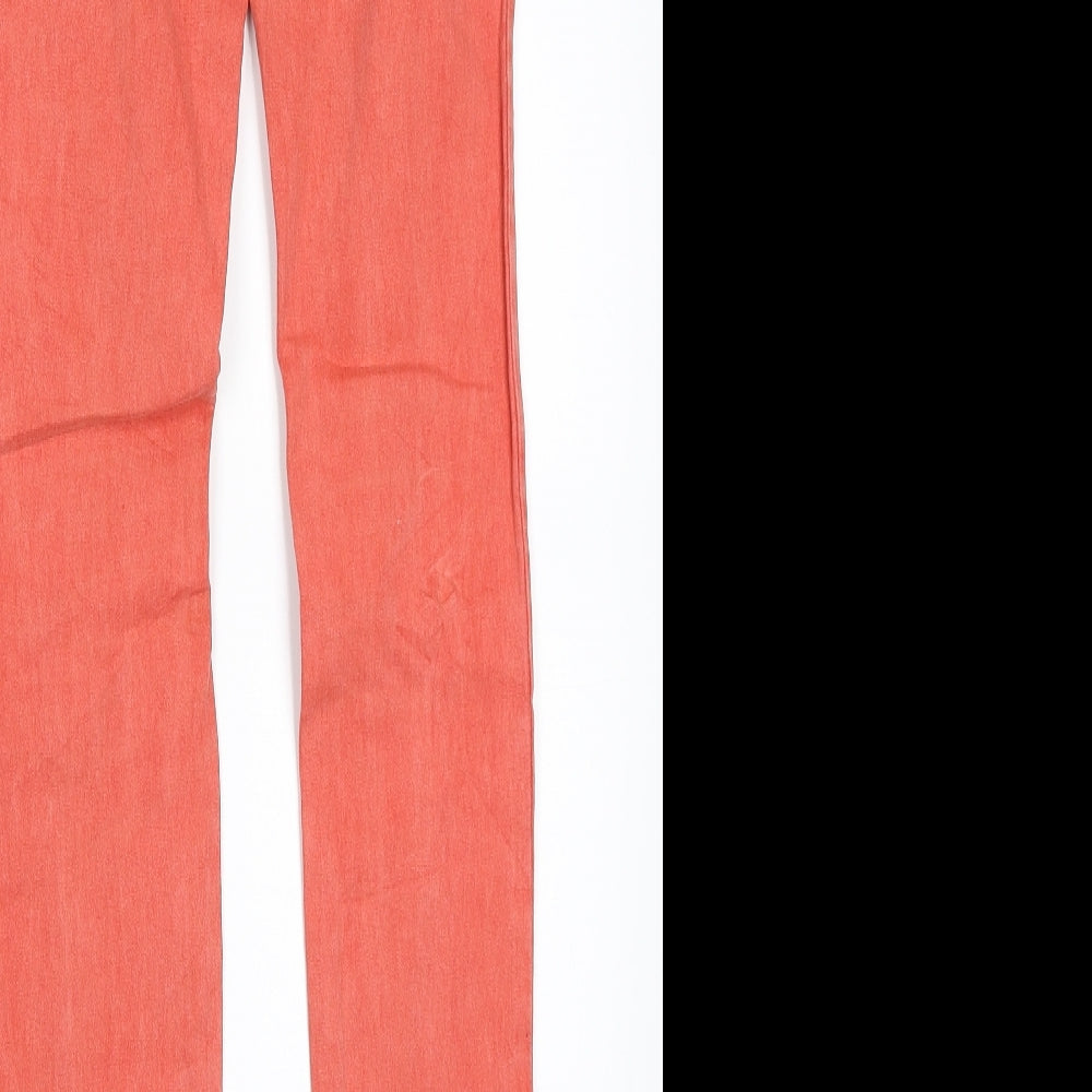 Womens UK Size 24 in Pull & Bear Regular Fit Skinny Pink Jeans