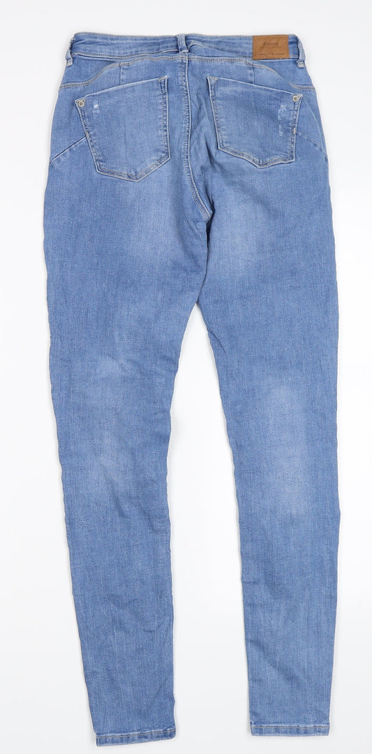 Bershka Womens Blue Skinny Jeans Size 26 in L30 in