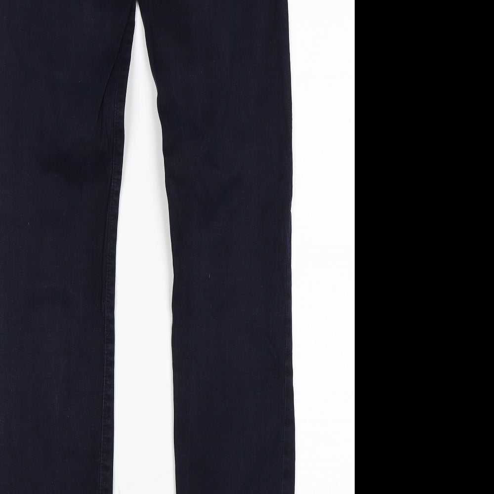 Womens UK Size 28 in Zara Regular Fit Skinny Blue Jeans
