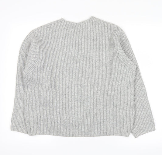 H&M Mens Grey Pullover Jumper Size XS