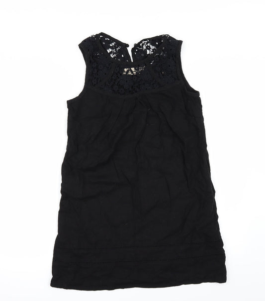 South Womens Black A-Line Size 8