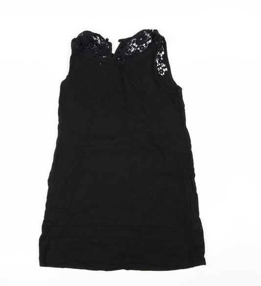 South Womens Black A-Line Size 8