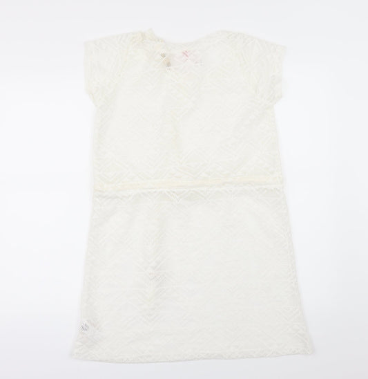 Primark Womens White T-Shirt Dress Size 8 - beach dress