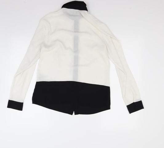 Womens UK Size 10 Atmosphere White Basic Blouse