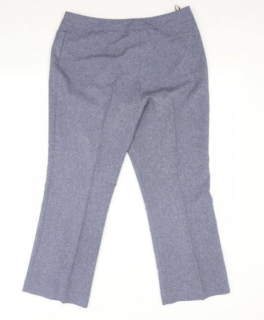 Womens UK Size 16 Atmosphere Regular Fit Blue Trousers