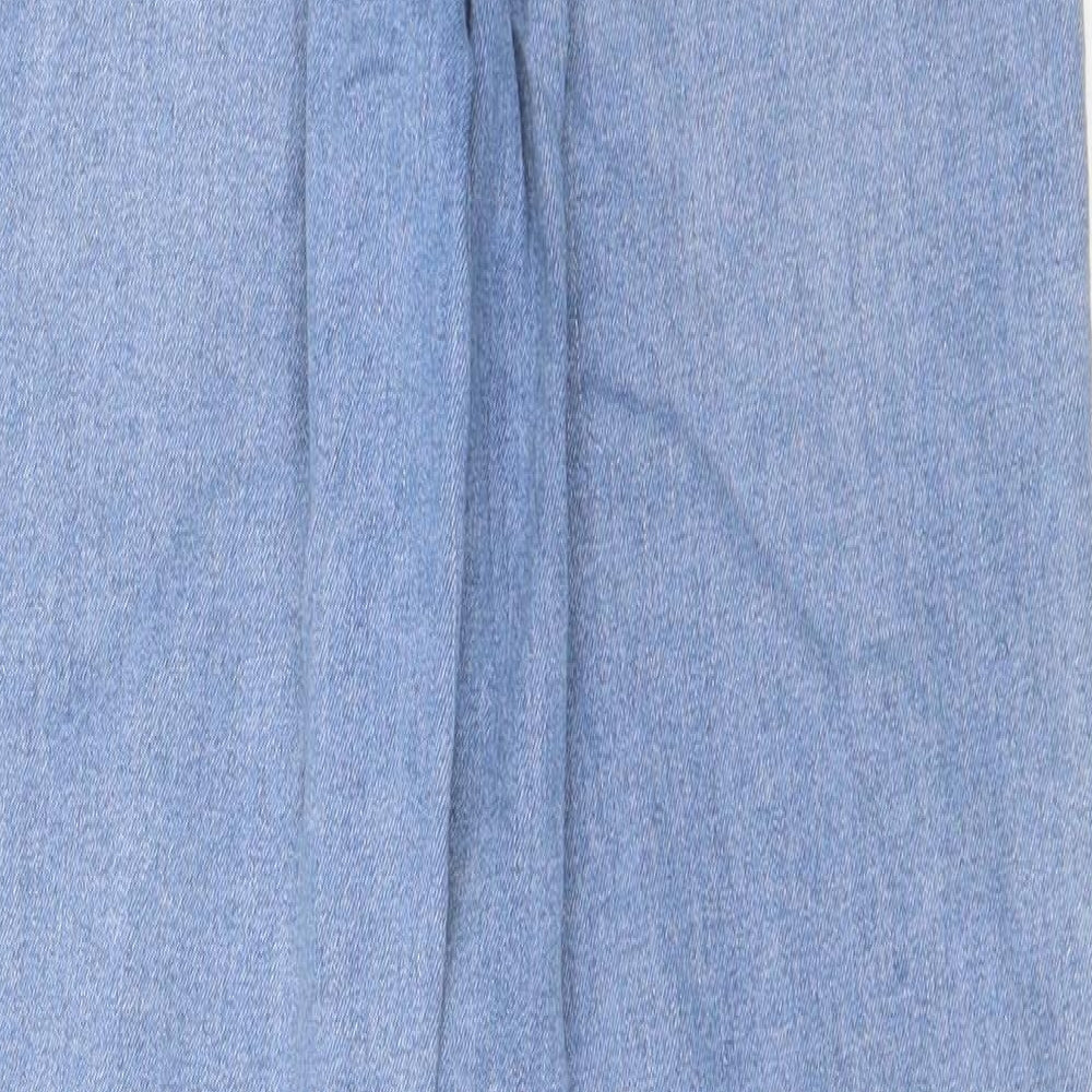 George Womens Blue Denim Straight Jeans Size 10 L30 in