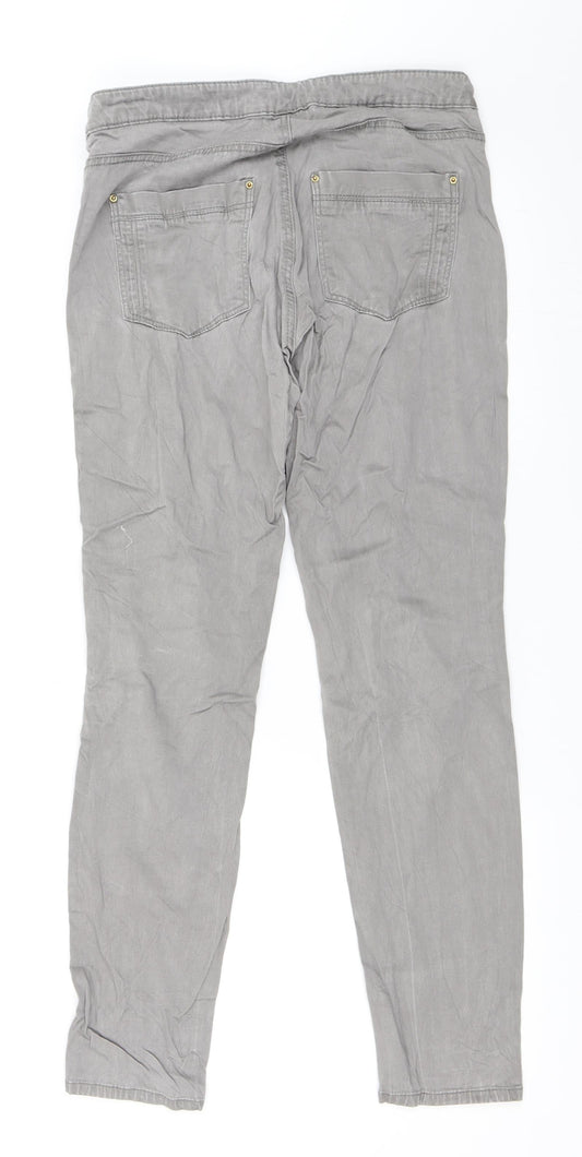 Womens UK Size 38 H&M Regular Fit Skinny Grey Jeans