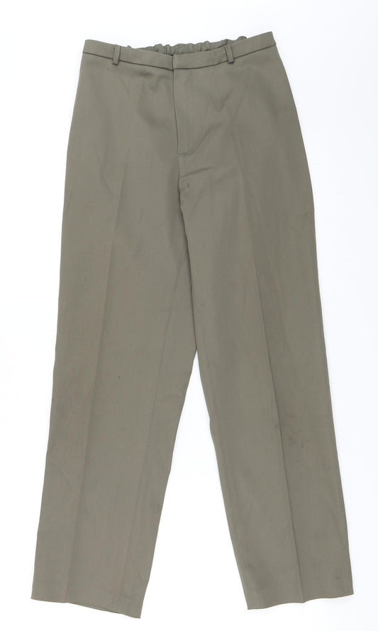 Womens UK Size 10 Mexx Regular Fit Green Trousers