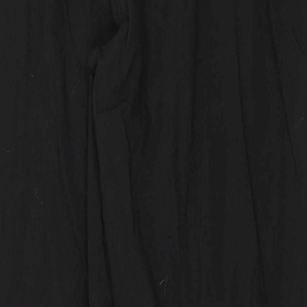 Womens UK Size 14 Marks and Spencer Regular Fit Black Trousers