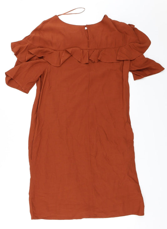 TU Womens Orange Shift Size 12