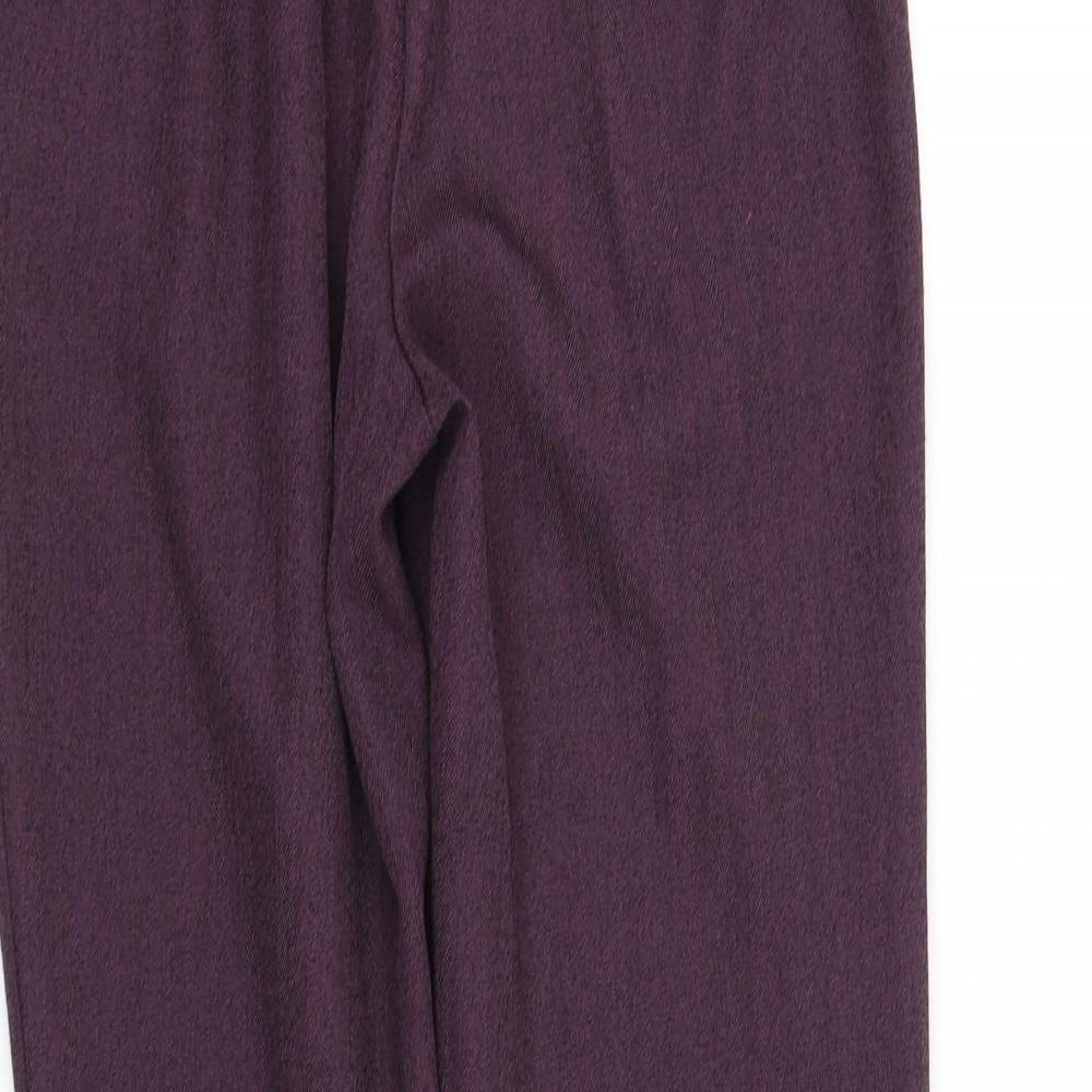 Womens UK Size 10 pre worn Regular Fit Red Trousers