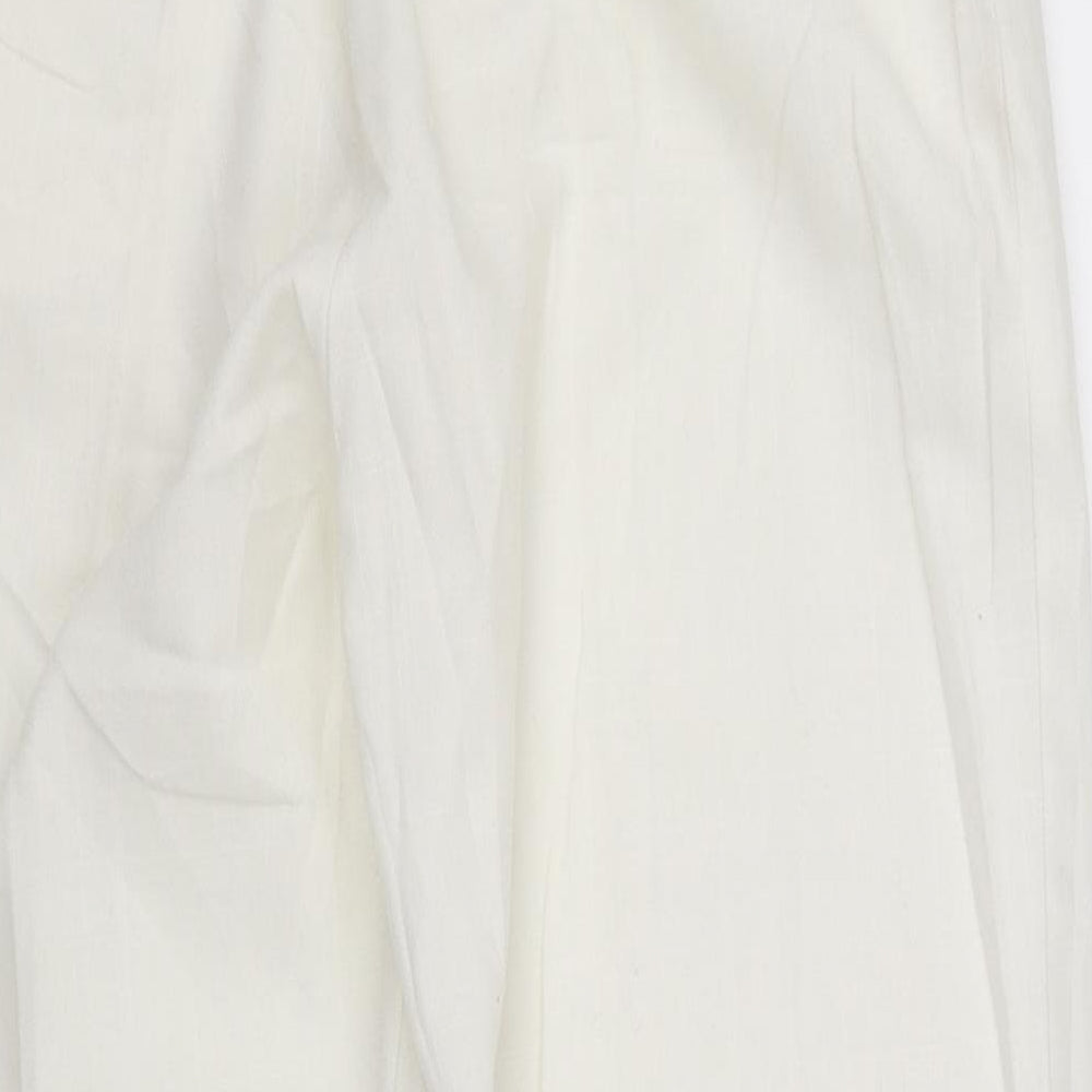 Womens UK Size 14 pre worn Regular Fit Silver Trousers