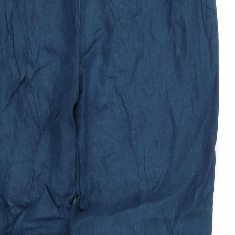 Womens UK Size L pre worn Regular Fit Blue Trousers