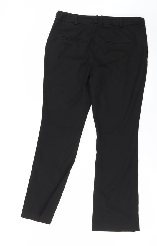 NEXT Womens Black Sweatpants Trousers Size 12 L24 in