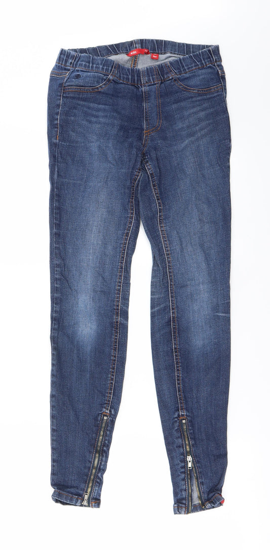 Womens UK Size 6 EDC Regular Fit Jegging Blue Jeans