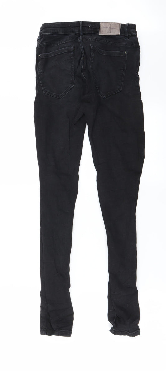 Zara Womens Black Skinny Jeans Size 8 L27 in