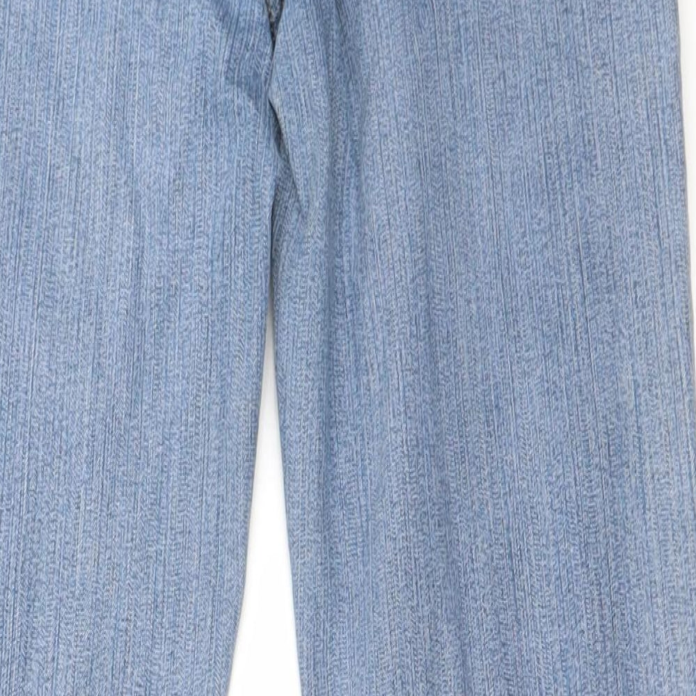 Mens UK Size 28 in Preworn Regular Fit Straight Blue Jeans