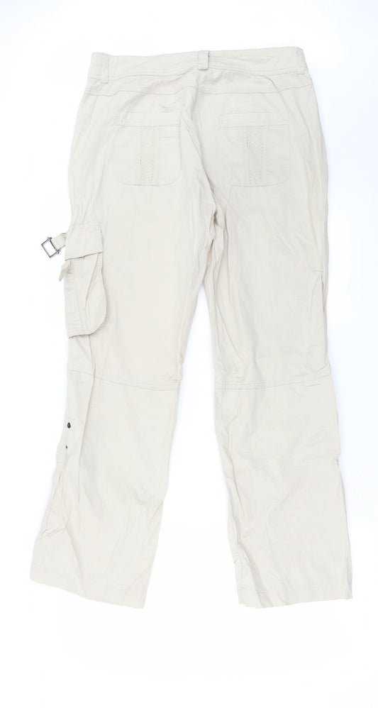 Basler Womens Beige Trousers Size 32 in L26 in