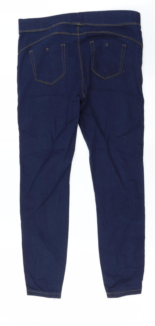 denim co Womens Blue Skinny Jeans Size 14 L23 in