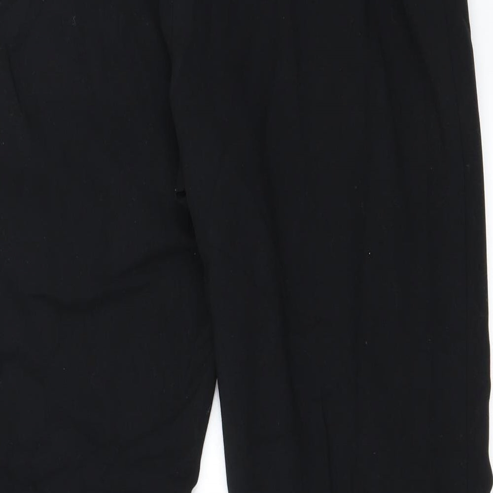 Womens UK Size 12 Marks and Spencer Regular Fit Black Trousers