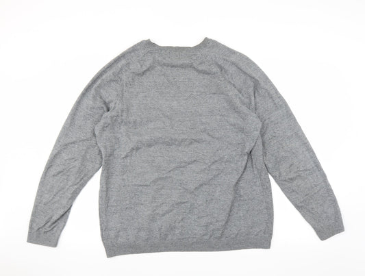 NEXT Mens Grey Pullover Jumper Size XL