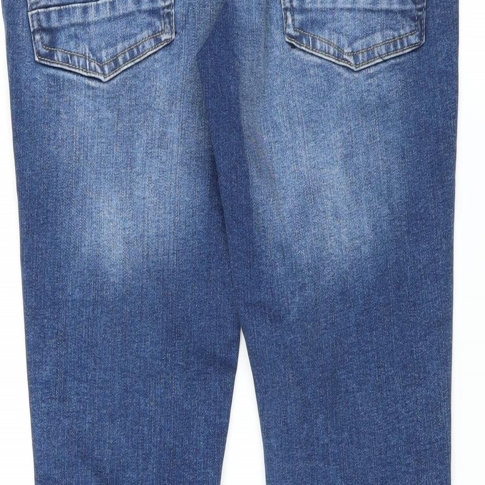 Easy Denim Mens Blue Skinny Jeans Size 28 in L30 in - DISTRESSED