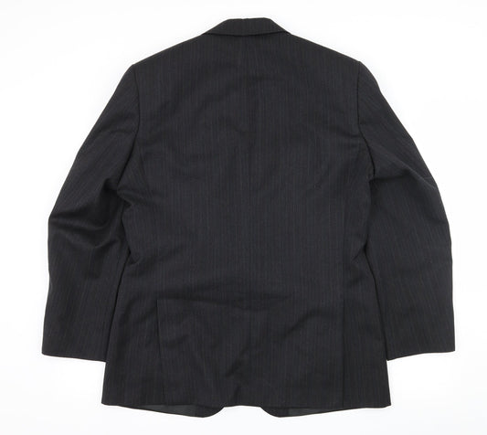 Mens UK Size L Preworn Regular Grey Suit Jacket