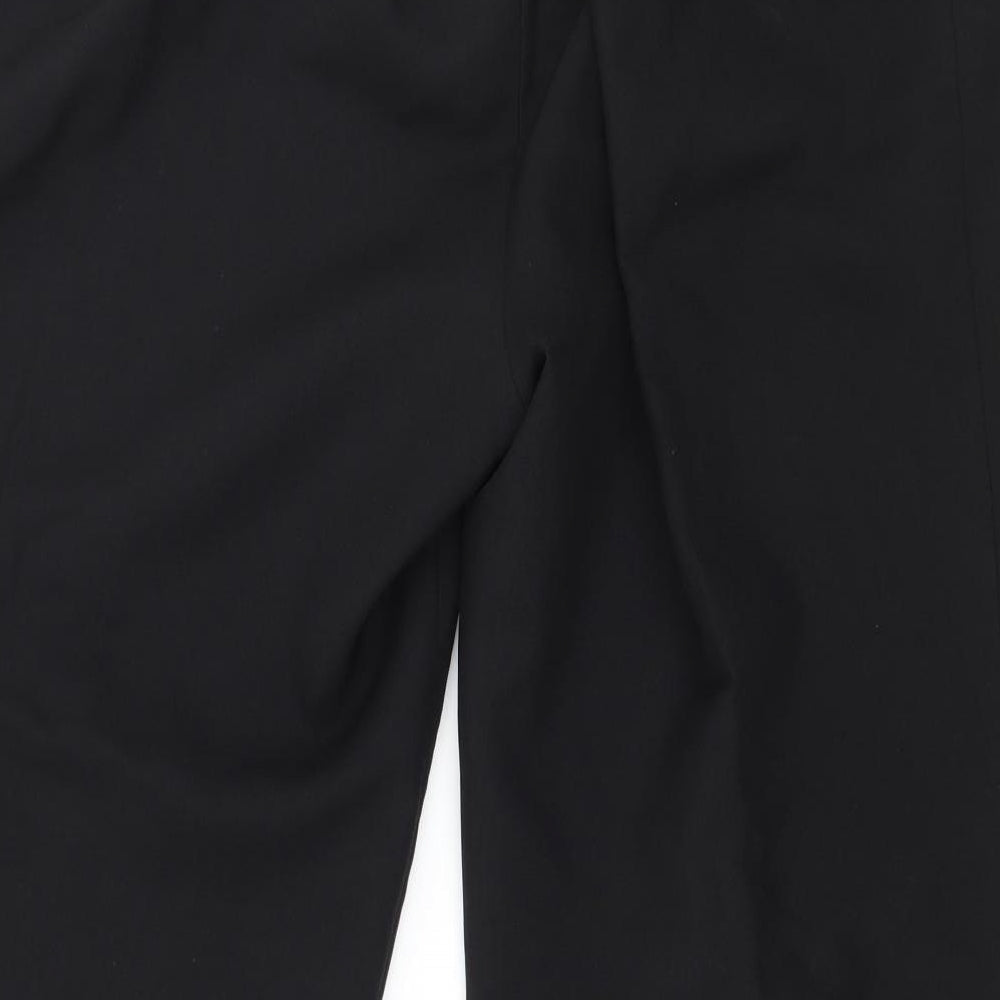 Womens UK Size 34 in Preworn Regular Fit Black Trousers