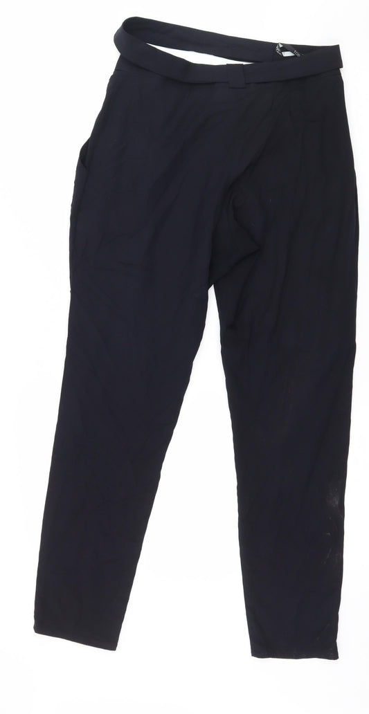 Topshop Womens Blue Trousers Size 8 L28 in
