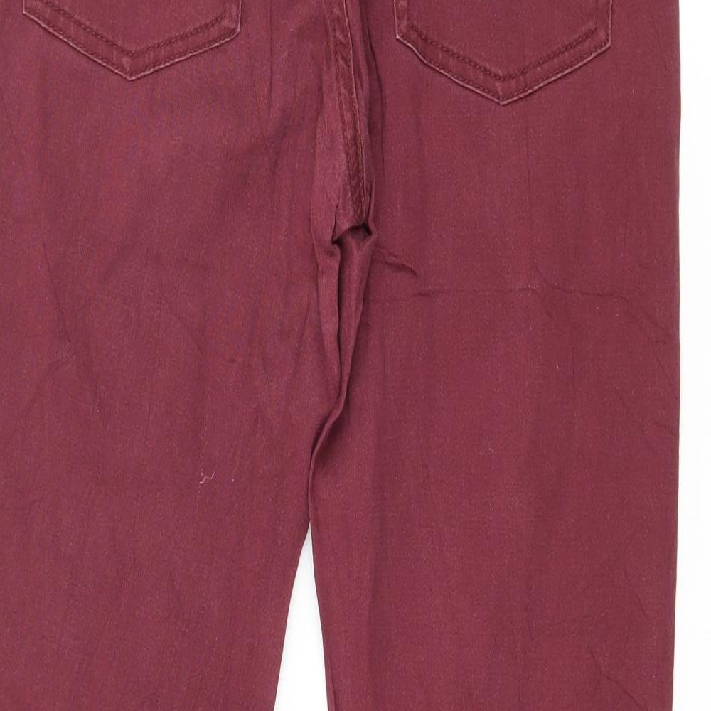 ESMARA Womens Purple  Denim Skinny Jeans Size 12 L28 in