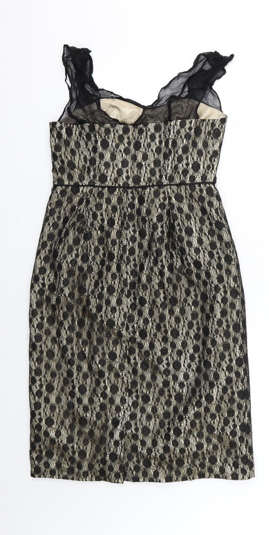 Monsoon Womens Black A-Line Size 12