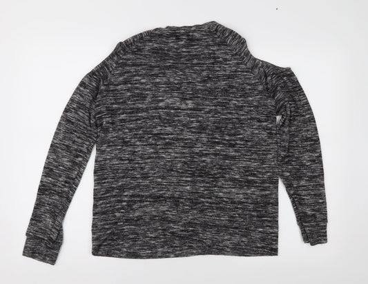 Papaya Womens Grey Jersey Basic Blouse Size 14