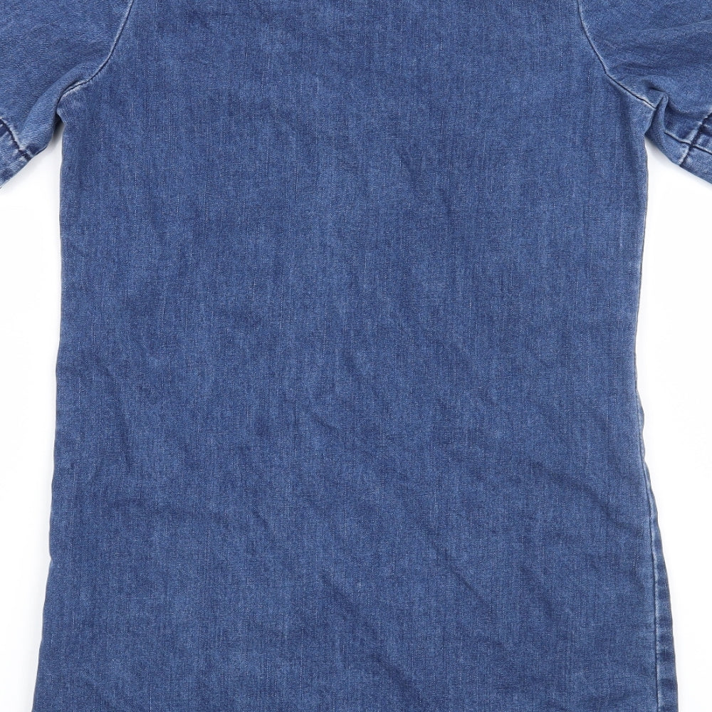 Glamourous Womens Blue Shift Size XS