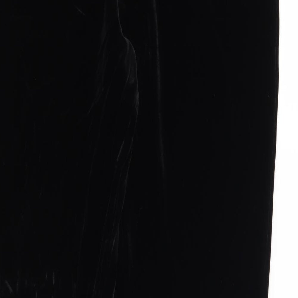 Womens UK Size 14 Marks and Spencer Regular Fit Black Trousers