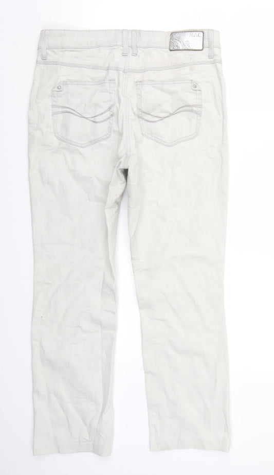 Mac Womens Grey   Straight Jeans Size 30 L27 in