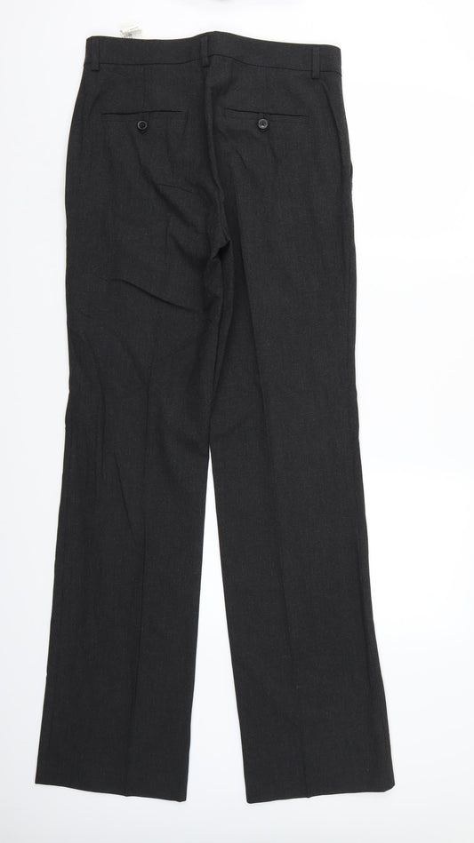 Womens UK Size 36 Zara Regular Fit Grey Trousers