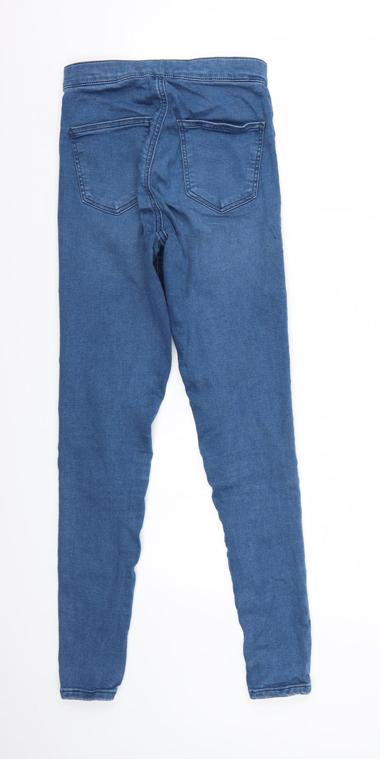 Topshop Womens Blue Skinny Jeans Size 26 L28 in