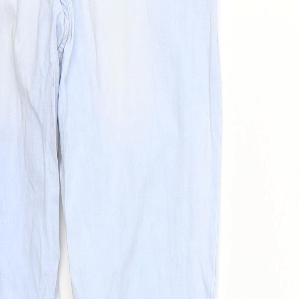 Womens UK Size 14 Preworn Regular Fit Skinny Blue Jeans