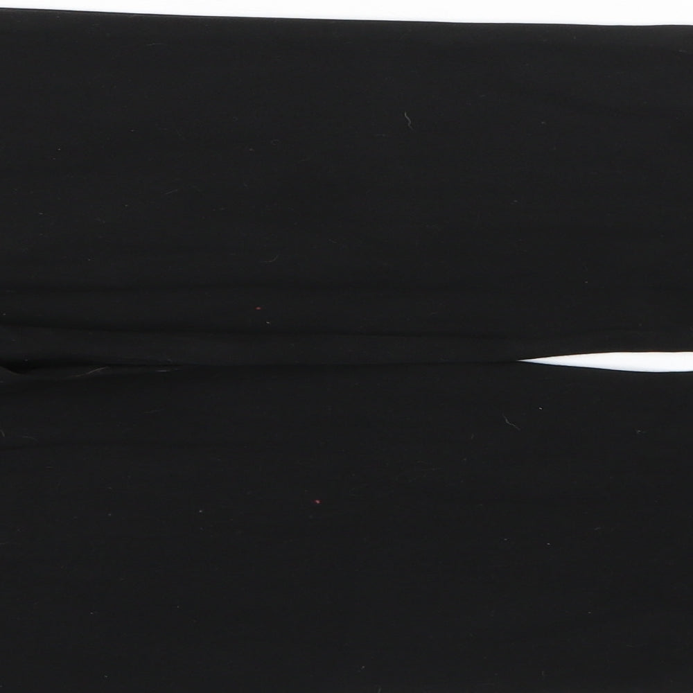 Womens UK Size 8 Dorothy Perkins Regular Fit Black Trousers