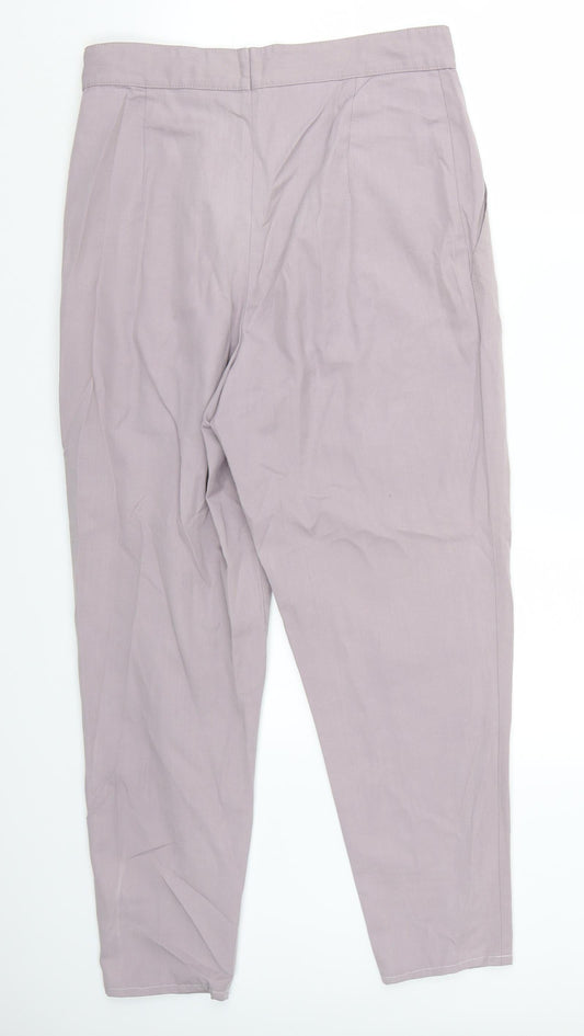 Bianca Womens Purple Trousers Size 40 L28 in